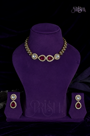 Ratnika - Ruby Gem Necklace set