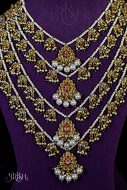 Rajnandhini Chaar-lada Haar set