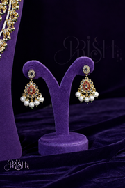 Rajnandhini Chaar-lada Haar set