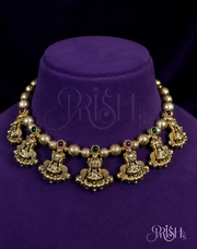 Mahalakshmi Antique Temple Choker set