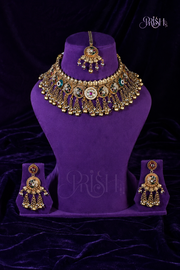 Rajavilasa Heritage Meenakari Choker Set