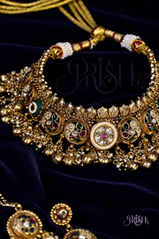 Rajavilasa Heritage Meenakari Choker Set