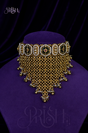 SuvarnaJaal Heritage Mesh Choker Set