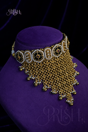 SuvarnaJaal Heritage Mesh Choker Set