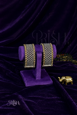 Rajwada Heritage Oxidised Kada