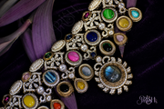 Navratna Rajsi Choker Set