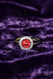 Scarlet Halo Ring