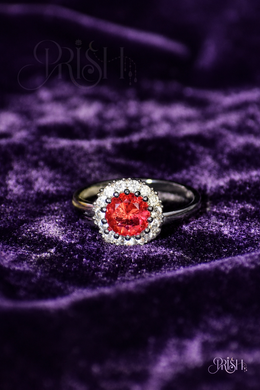 Scarlet Halo Ring
