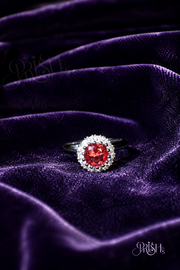 Scarlet Halo Ring