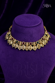 Rajmudra Coin Choker Set