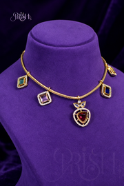 Navratna Royale Charm Choker