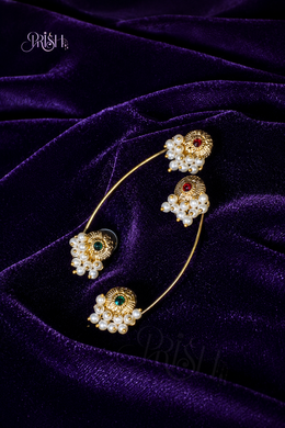 RatnaLekh Pearl Ear Cuffs
