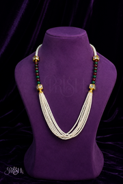 Rajwadi Pearl Tassel Mala