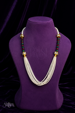 Rajwadi Pearl Tassel Mala