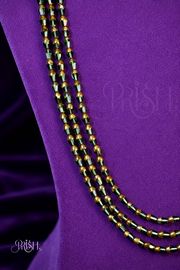 Triveni Emerald Bead Mala