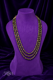 Triveni Emerald Bead Mala