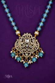 Azure Rajwadi Pendant Mala