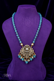 Azure Rajwadi Pendant Mala