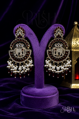 Gajraj Chandrika Statement Earrings