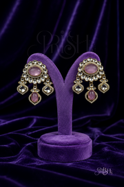 Rosé Noor Kundan Earrings
