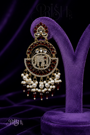 Gajraj Chandrika Statement Earrings