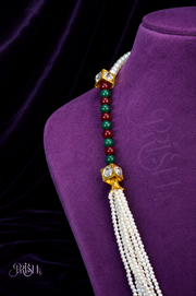 Rajwadi Pearl Tassel Mala