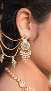 Panna Pearl Ear Drapes