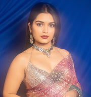 Neel Vasant - Peacock Heritage Necklace & Earring set