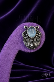 Aqua Heritage Oxidised Stud Earrings