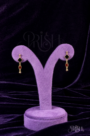 Midnight Ruby Duo Drops Piercing Bugadi