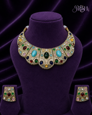 Nauratan Mahal Necklace Set