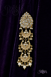 Crescent Pearl Hair Jewel