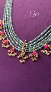 Neelambari Gulika Beaded Haar