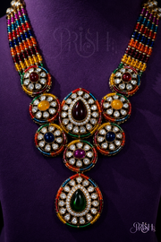 Navrang Maharani Layered Kundan Set