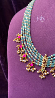 Neelambari Gulika Beaded Haar