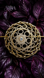 Aurelia Halo Stone Bun Brooch