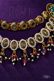 Kuldevi Heritage Double Layered Necklace Set