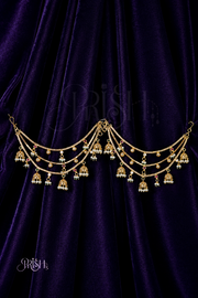 Rajwadi Jhumka Ear Chains