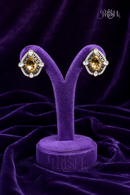 Amber Royale Stud Earrings