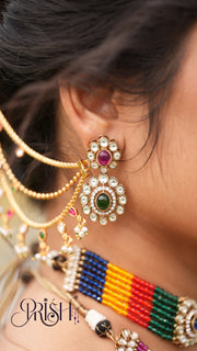 Navrang Maharani Layered Kundan Set
