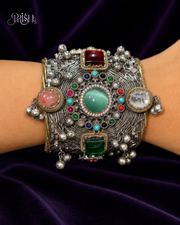 Navadurga Rajsi Cuff Kada