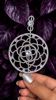 Celestia Bloom Stone Bun Brooch