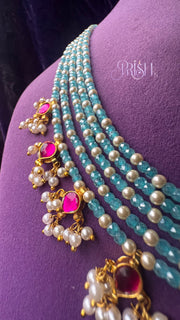 Neelambari Gulika Beaded Haar