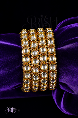 Chandrika Kundan Bangles Set