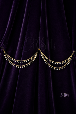 Moonlit Twin Pearl Ear Drapes