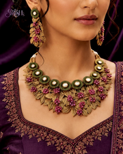 Harit Pushparaga Rajhaar Set