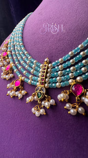 Neelambari Gulika Beaded Haar