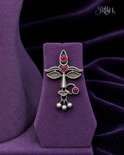 Trinetra Devi Oxidised Necklace Set