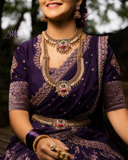 RajLakshmi Bridal Heritage Enamel Coated Set