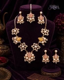 Padmaprabha Pearl Heritage Necklace Set
